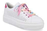 RIEKER M1904.80<br>Cuir Blanc