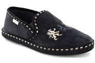 LA MAISON DE L ESPADRILLE 6860.6<br>TISSU Noir