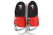 LA MAISON DE L ESPADRILLE L19.6 LUCKY LUKE<br>TISSU Rouge