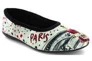 LA MAISON DE L ESPADRILLE 6042.6 PARIS<br>TISSU Noir