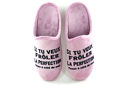 LA MAISON DE L ESPADRILLE 100.6.F.12 PERFECTION<br>TISSU Rose