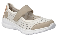 RIEKER L32B5.81<br>Cuir Blanc