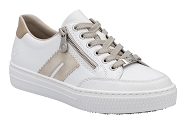 RIEKER L5903.80<br>Cuir Weiss