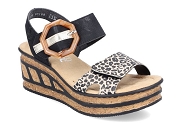 RIEKER 68176.00<br>Cuir Noir