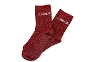MILE MILA SOCKS.AMOUR<br>Rouge