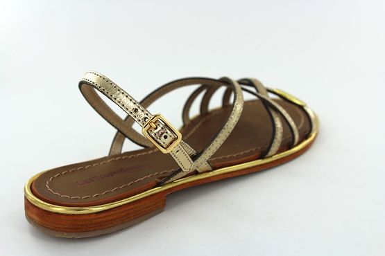 Les tropeziennes sandales nu pieds belle or1096301_3