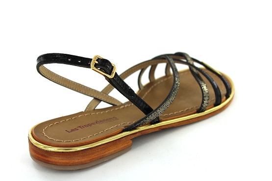 Les tropeziennes sandales nu pieds belle noir1096302_3