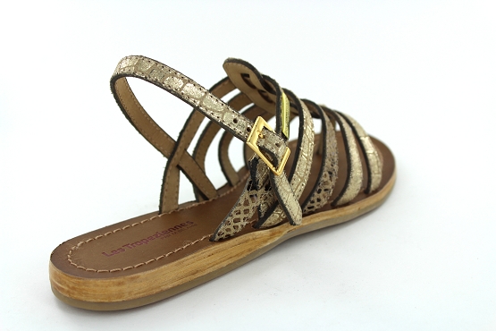 Les tropeziennes sandales nu pieds belinda or1096502_3