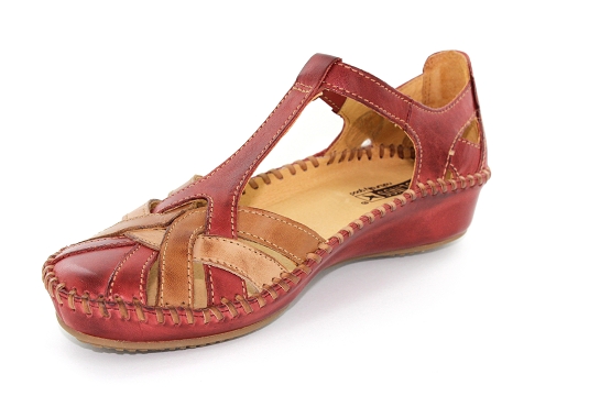 Pikolinos sandales nu pieds 655.0732c2 rouge1100402_2
