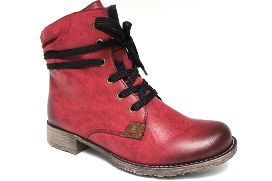 Rieker boots bottine 70829.35 rouge1155601_1