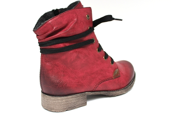 Rieker boots bottine 70829.35 rouge1155601_3