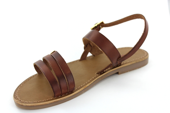 Les tropeziennes sandales nu pieds baal camel1171302_2