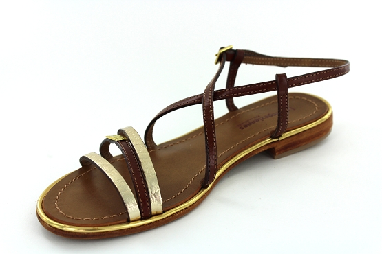Les tropeziennes sandales nu pieds balise camel1171501_2