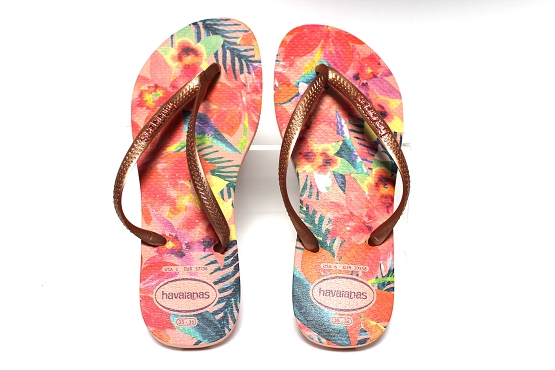 Havaianas sandales nu pieds 4122111 or-rose1184601_1