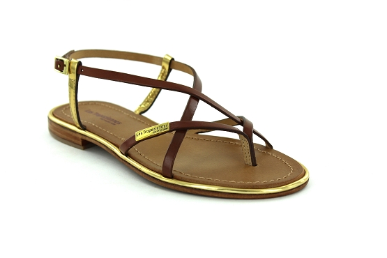 Les tropeziennes sandales nu pieds monaco camel1185501_1