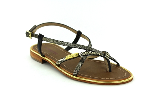 Les tropeziennes sandales nu pieds monaco noir1185502_1
