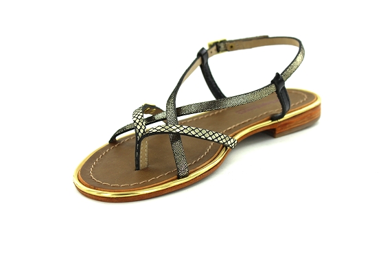 Les tropeziennes sandales nu pieds monaco noir1185502_2