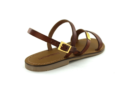 Les tropeziennes sandales nu pieds baden camel1185701_3
