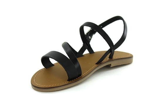 Les tropeziennes sandales nu pieds baden noir1185702_2