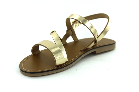 Les tropeziennes sandales nu pieds baden or1185703_2