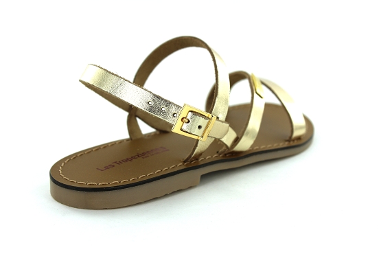 Les tropeziennes sandales nu pieds baden or1185703_3