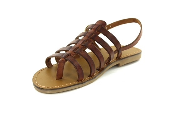 Les tropeziennes sandales nu pieds herilo camel1185801_2