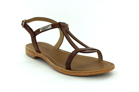 Les tropeziennes sandales nu pieds hamess camel1186101_1