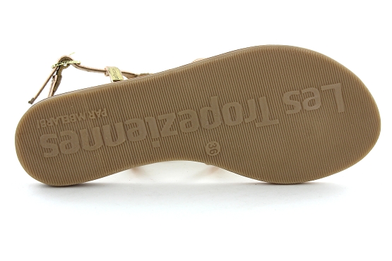 Les tropeziennes sandales nu pieds ochana or-rose1187301_4