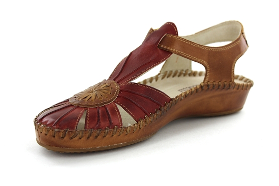 Pikolinos sandales nu pieds 655.8899c1 rouge1195101_2
