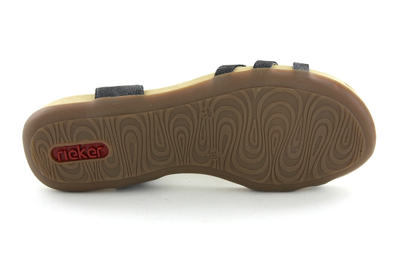 Rieker sandales nu pieds k2254.45 noir1209901_4