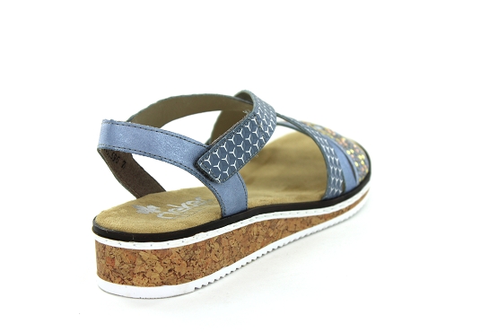 Rieker sandales nu pieds v3663.10 bleu1210001_3