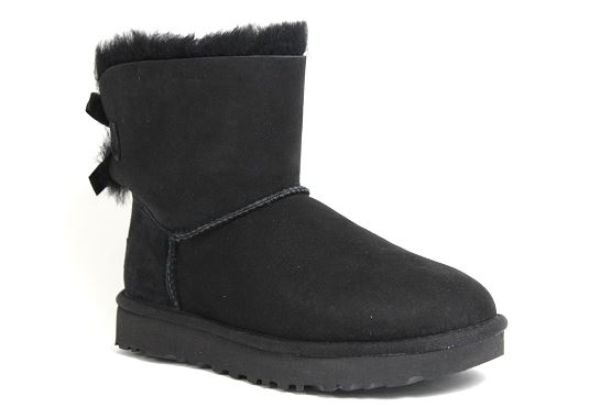 Ugg boots bottine mini bailey bow noir1237201_1