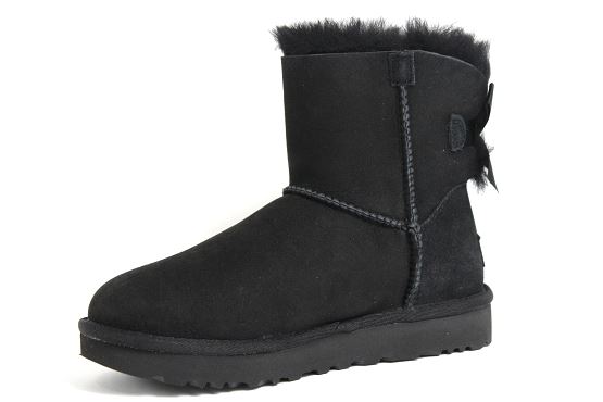 Ugg boots bottine mini bailey bow noir1237201_2