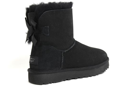 Ugg boots bottine mini bailey bow noir1237201_3