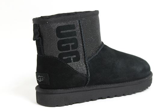 Ugg boots bottine classic mini sparkle noir1237301_3