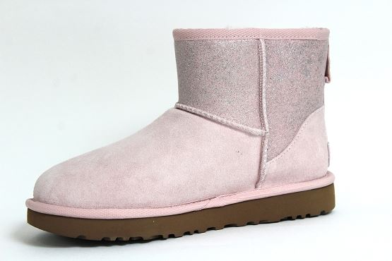 Ugg boots bottine classic mini sparkle rose1237302_2