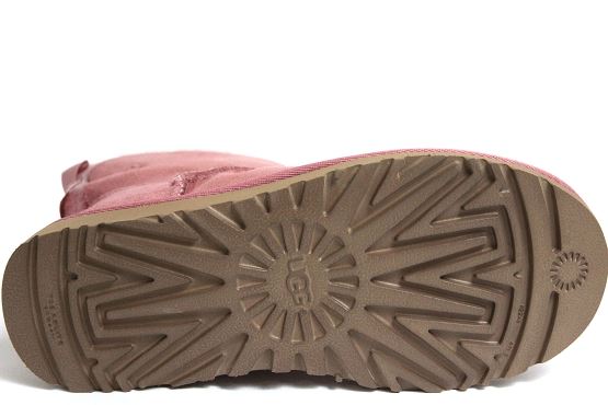 Ugg boots bottine mini bailey bow rose1253101_4