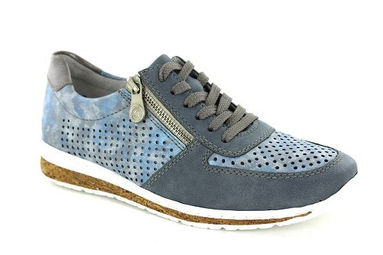 Rieker baskets sneakers n5122.12 bleu1261201_1