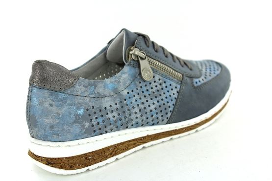 Rieker baskets sneakers n5122.12 bleu1261201_3