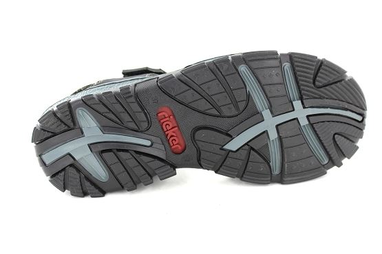 Rieker sandales nu pieds 68851.00 noir1262001_4