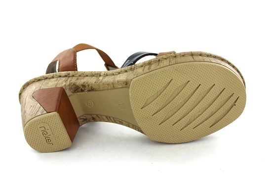 Rieker sandales nu pieds 69790.80 camel1264701_4