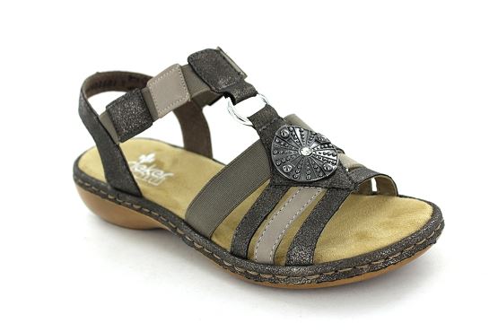 Rieker sandales nu pieds 65959.45 taupe1266501_1