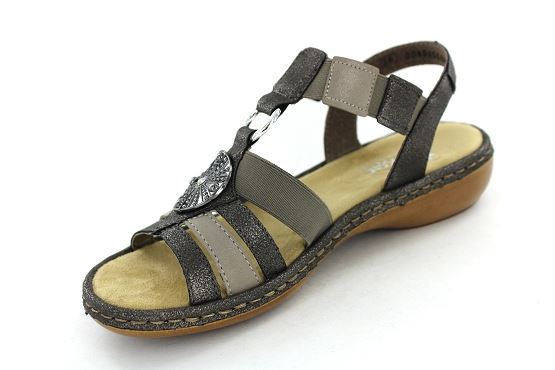 Rieker sandales nu pieds 65959.45 taupe1266501_2