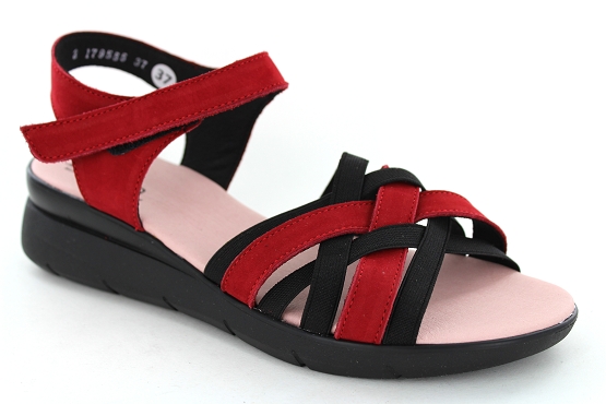 Four inexistant sandales nu pieds helena rouge1268801_1
