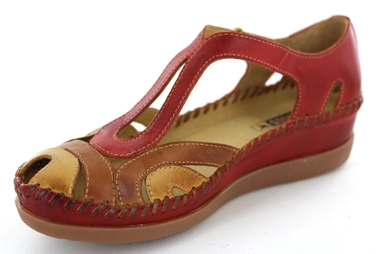 Pikolinos sandales nu pieds w8k.1569 rouge1277001_2