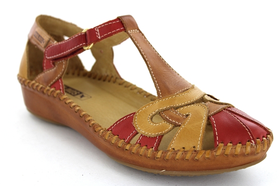 Pikolinos sandales nu pieds 655.0621 rouge1277301_1