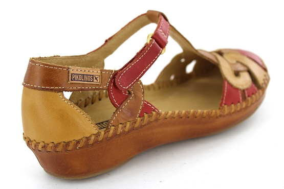 Pikolinos sandales nu pieds 655.0621 rouge1277301_3