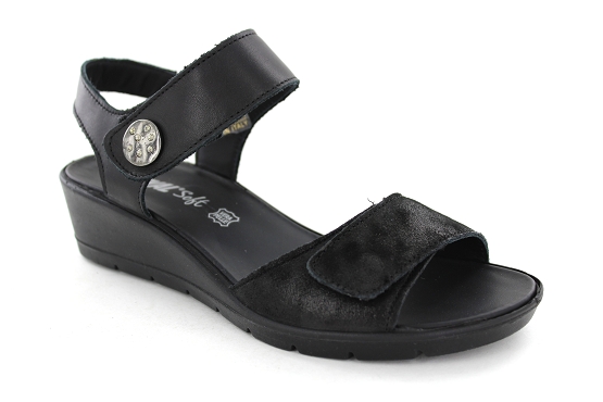 Enval soft sandales nu pieds 3285200 noir1284901_1
