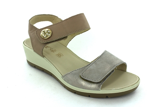 Enval soft sandales nu pieds 3285233 beige1285001_1