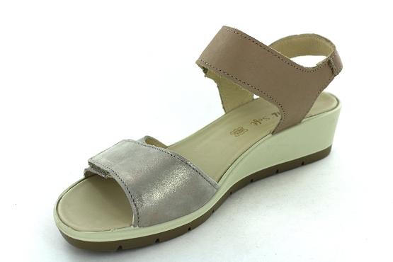 Enval soft sandales nu pieds 3285233 beige1285001_2